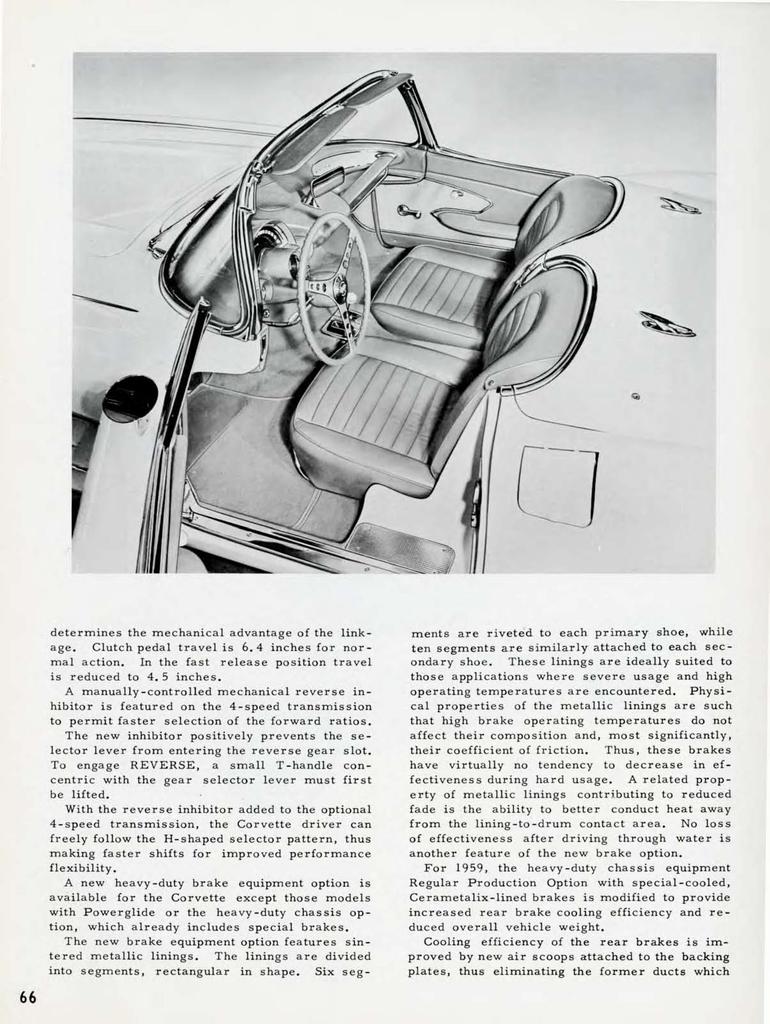 1959 Chevrolet Engineering Features Booklet Page 62